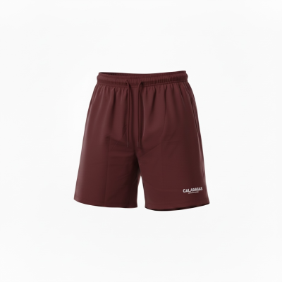 Burgundy Red Drift Shorts