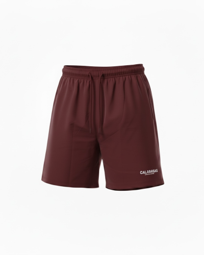 Burgundy Red Drift Shorts