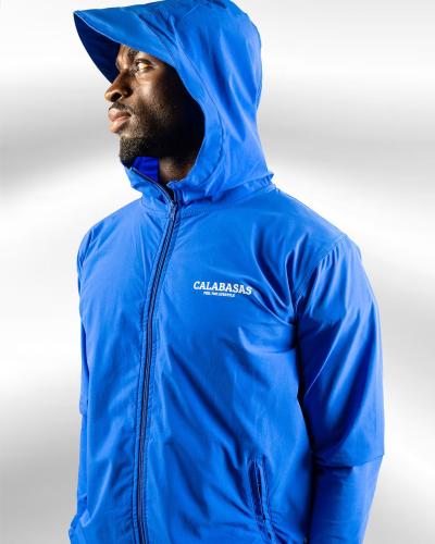Blue Drift Windbreaker