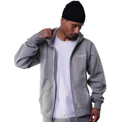 Grey Zip Hoodie