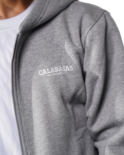 Grey Zip Hoodie