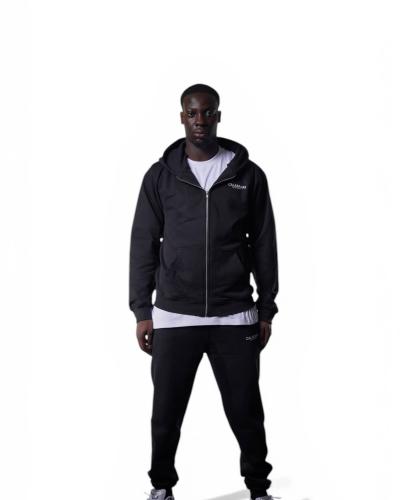 Black Zip Hoodie