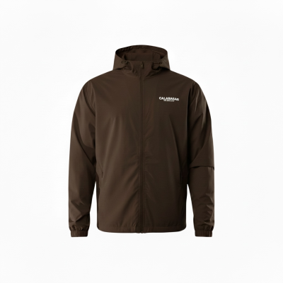 Brown Drift Windbreaker