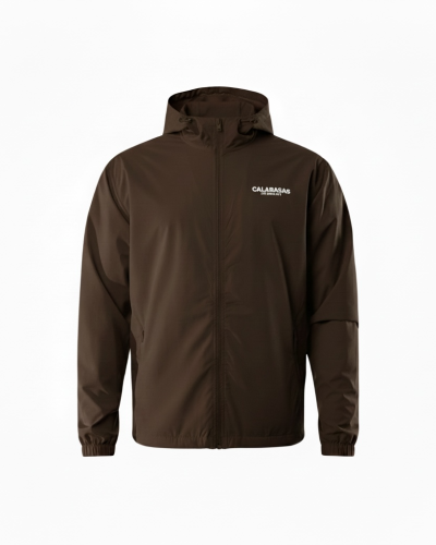 Brown Drift Windbreaker