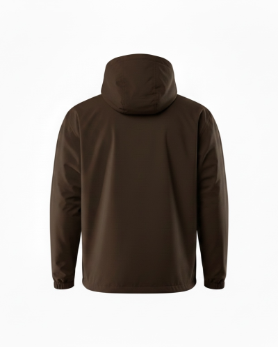 Brown Drift Windbreaker