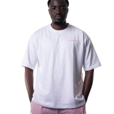 Pink white Tee